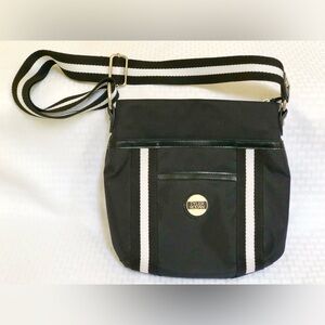Tyler Rodan Classic Black/White Purse Adjustable Strap Like New